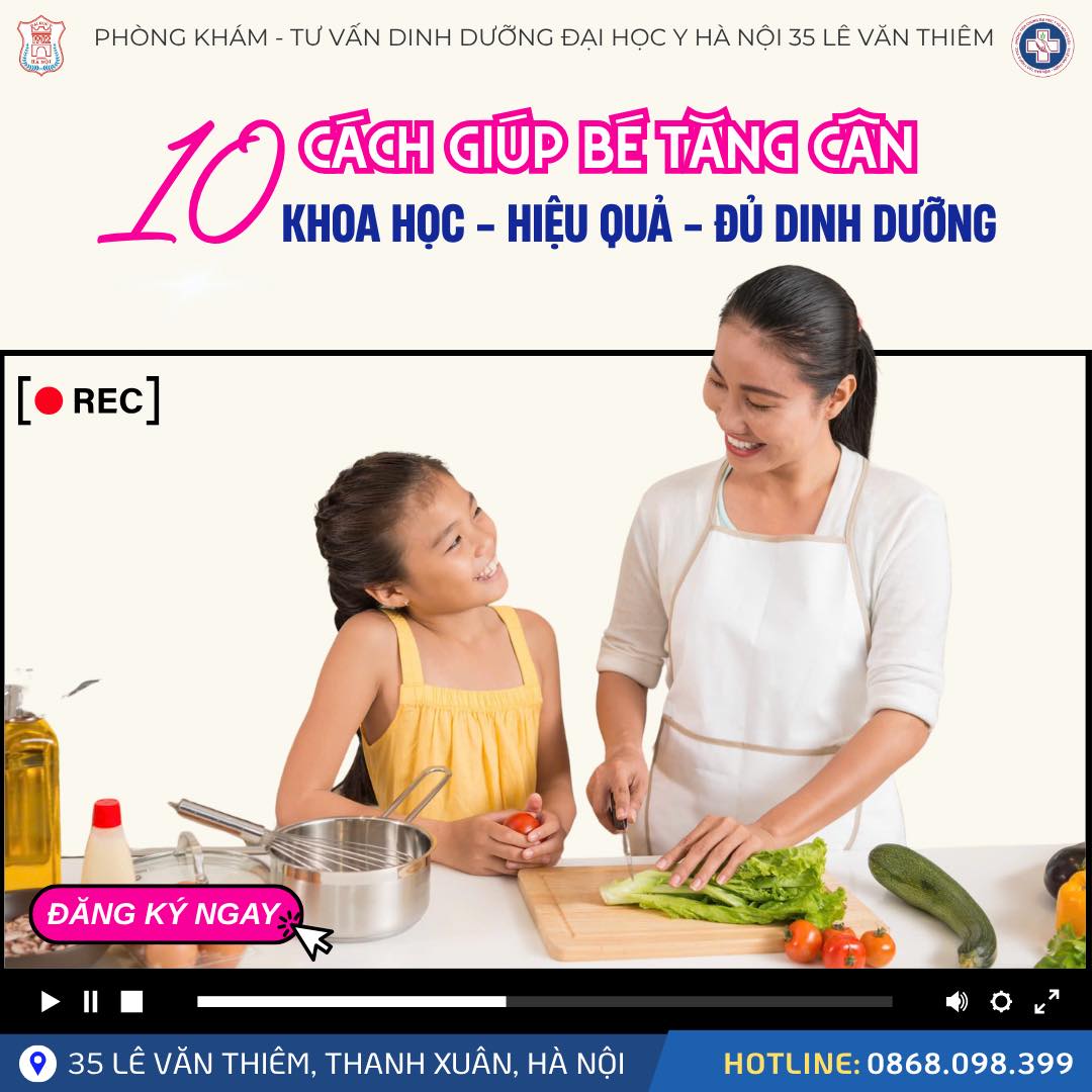 10 CÁCH GIÚP BÉ TĂNG CÂN HIỆU QUẢ – KHOA HỌC – KHOẺ MẠNH!