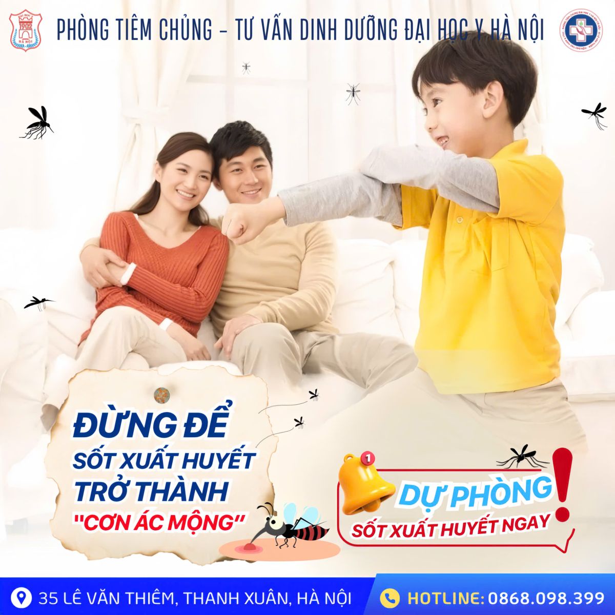 SỐT XUẤT HUYẾT - ĐANG GIA TĂNG TẠI HÀ NỘI