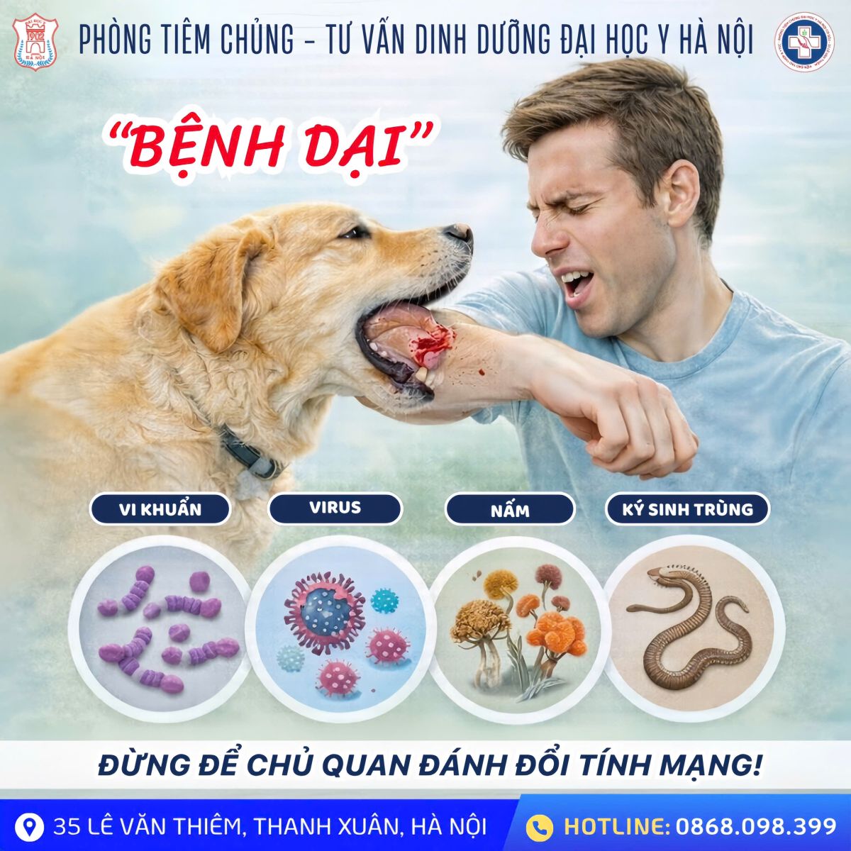 BỆNH DẠI – ĐỪNG ĐỂ CHỦ QUAN ĐÁNH ĐỔI TÍNH MẠNG!