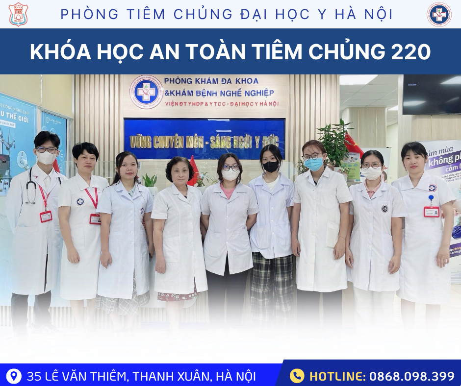 KHÓA HỌC AN TOÀN TIÊM CHỦNG 220