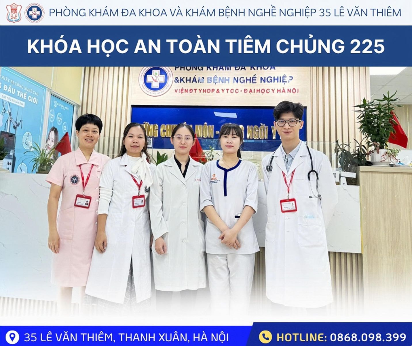 KHÓA HỌC AN TOÀN TIÊM CHỦNG 225