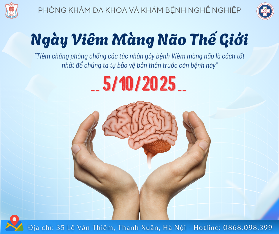 HƯỞNG ỨNG NGÀY VIÊM MÀNG NÃO THẾ GIỚI