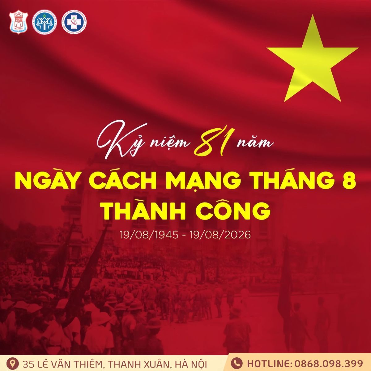 KỶ NIỆM 81 NĂM CÁCH MẠNG THÁNG TÁM THÀNH CÔNG