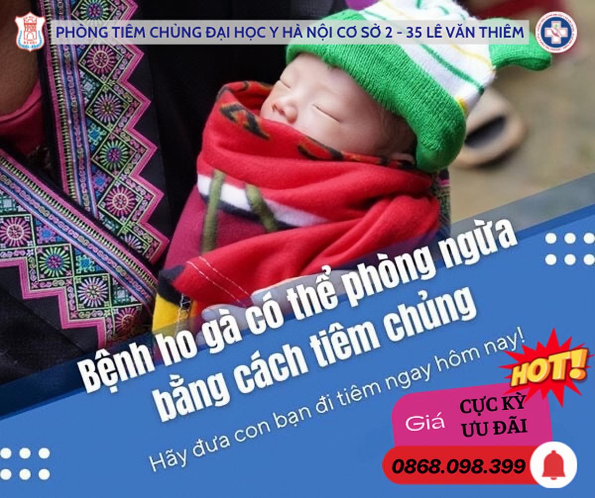 BỆNH HO GÀ CÓ THỂ PHÒNG NGỪA BẰNG CÁCH TIÊM CHỦNG
