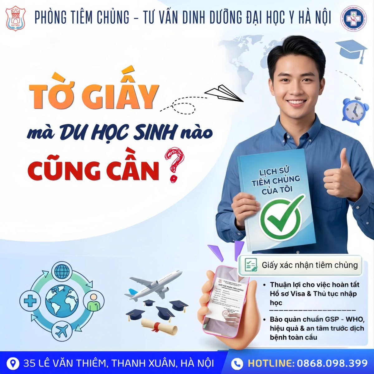 XÁC NHẬN THÔNG TIN TIÊM CHỦNG MIỄN PHÍ – SẴN SÀNG DU HỌC, HỌC TẬP & LÀM VIỆC NƯỚC NGOÀI!