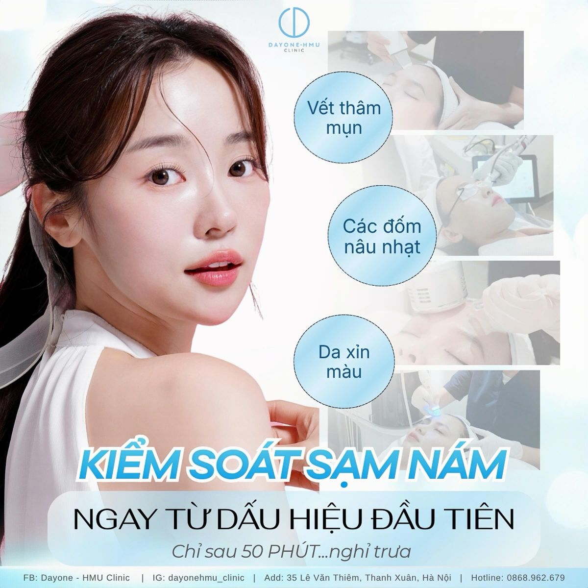 KIỂM SOÁT SẠM NÁM NGAY TỪ DẤU HIỆU ĐẦU TIÊN