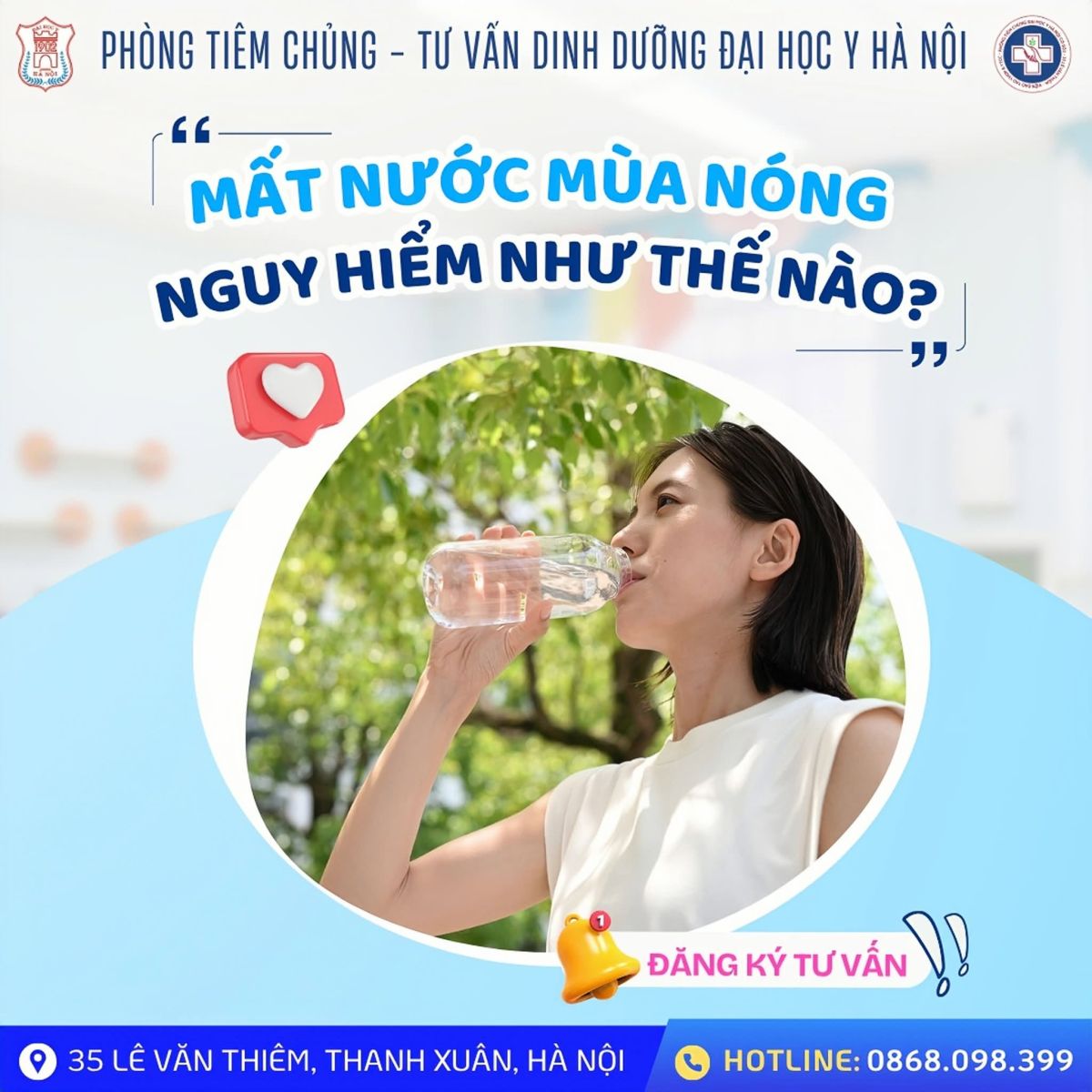 MẤT NƯỚC MÙA NÓNG NGUY HIỂM NHƯ THẾ NÀO?