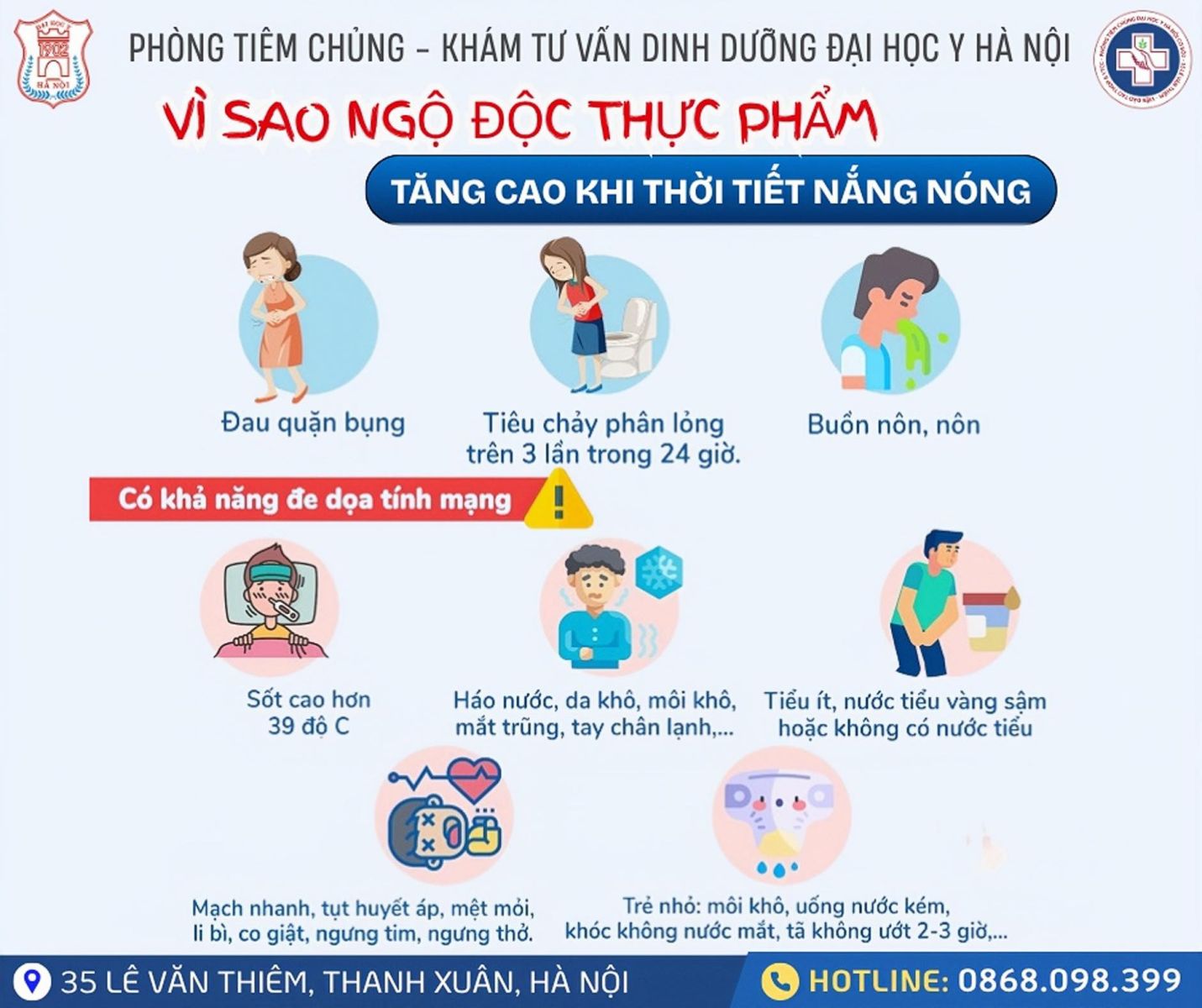 VÌ SAO NGỘ ĐỘC THỰC PHẨM THƯỜNG GIA TĂNG TRONG MÙA NẮNG NÓNG?