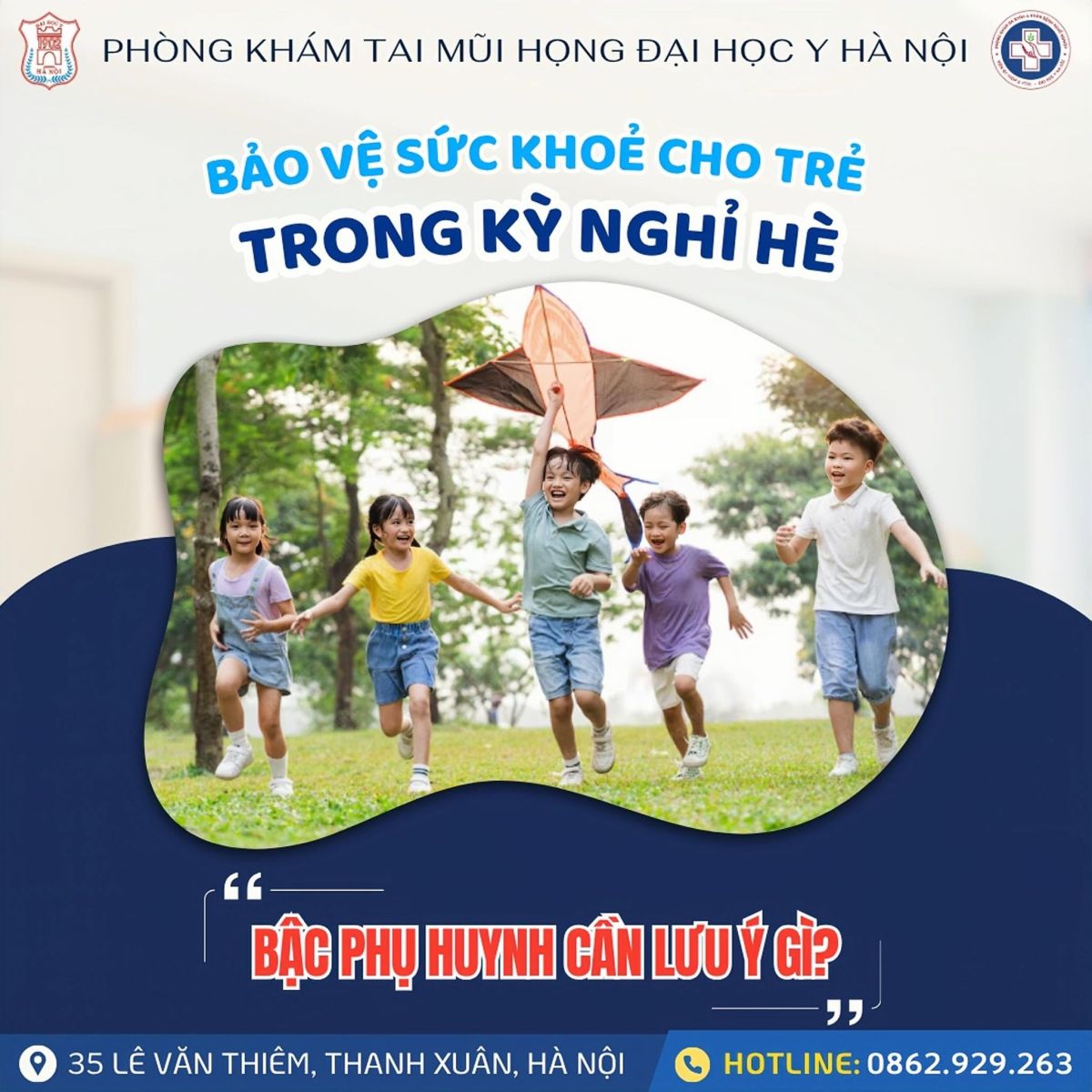 BẢO VỆ SỨC KHỎE CHO TRẺ TRONG KỲ NGHỈ HÈ – CHA MẸ CẦN LƯU Ý GÌ?