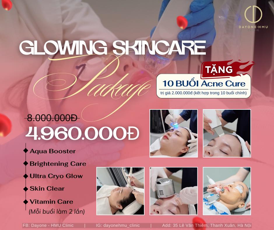 ĐÓN NĂM MỚI - KÍCH HOẠT LÀN DA KHỎE ĐẸP CÙNG GLOWING SKINCARE PACKAGE