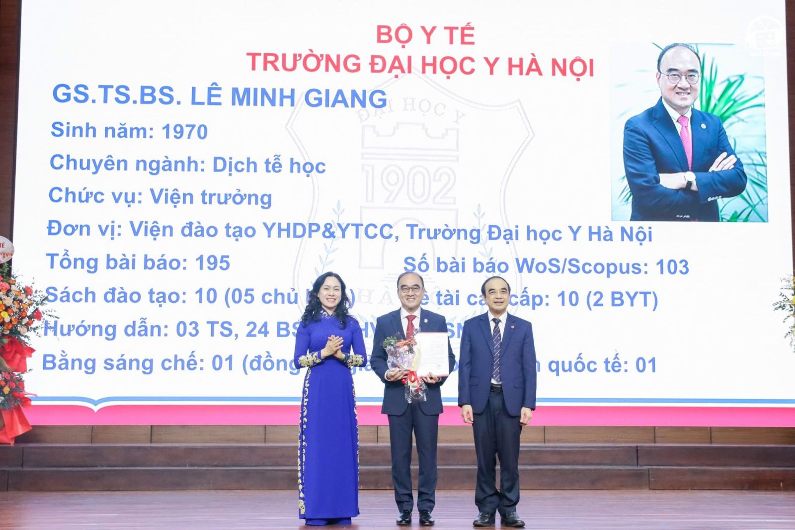 TRÂN TRỌNG CHÚC MỪNG GS.TS. LÊ MINH GIANG