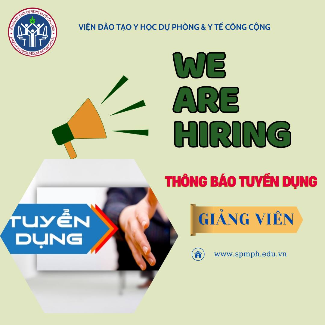 THÔNG BÁO TUYỂN DỤNG - GIẢNG VIÊN