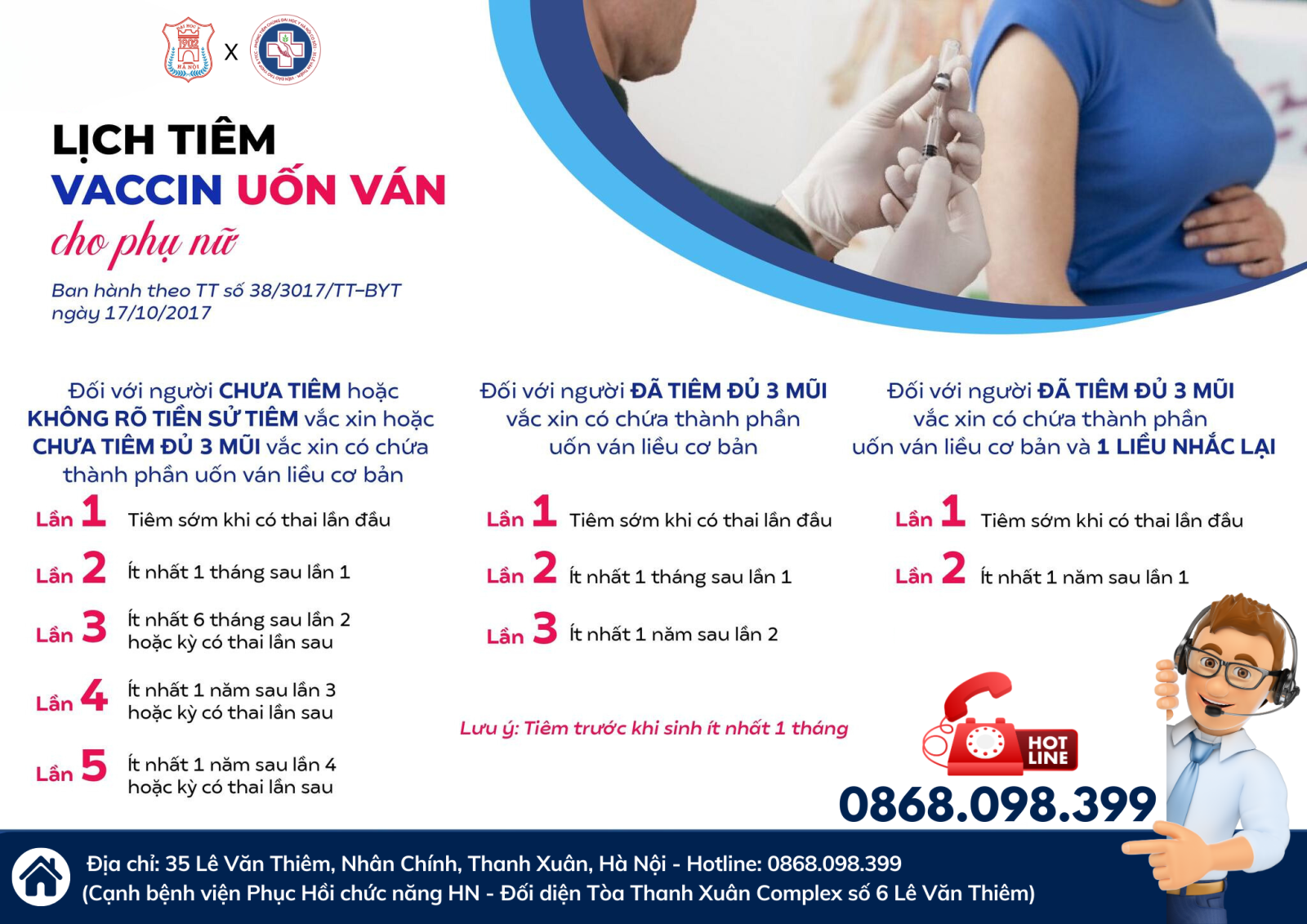 100% BÀ BẦU CẦN TIÊM PHÒNG UỐN VÁN?