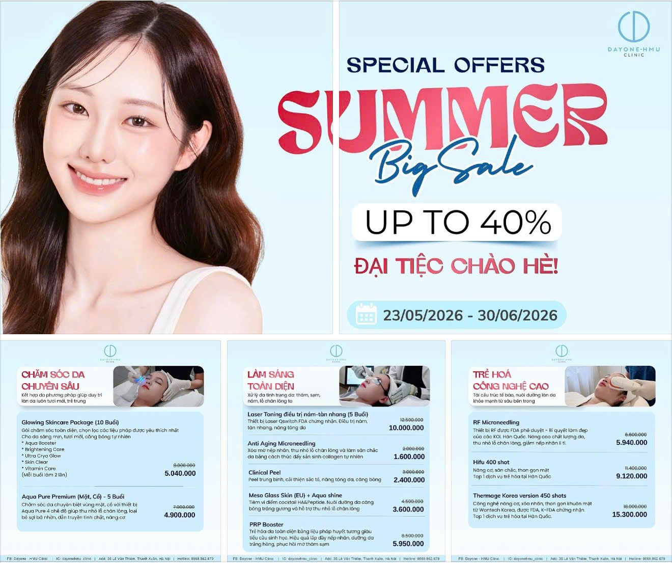 CHÀO HÈ RỰC RỠ - DA ĐẸP DEAL MÊ!