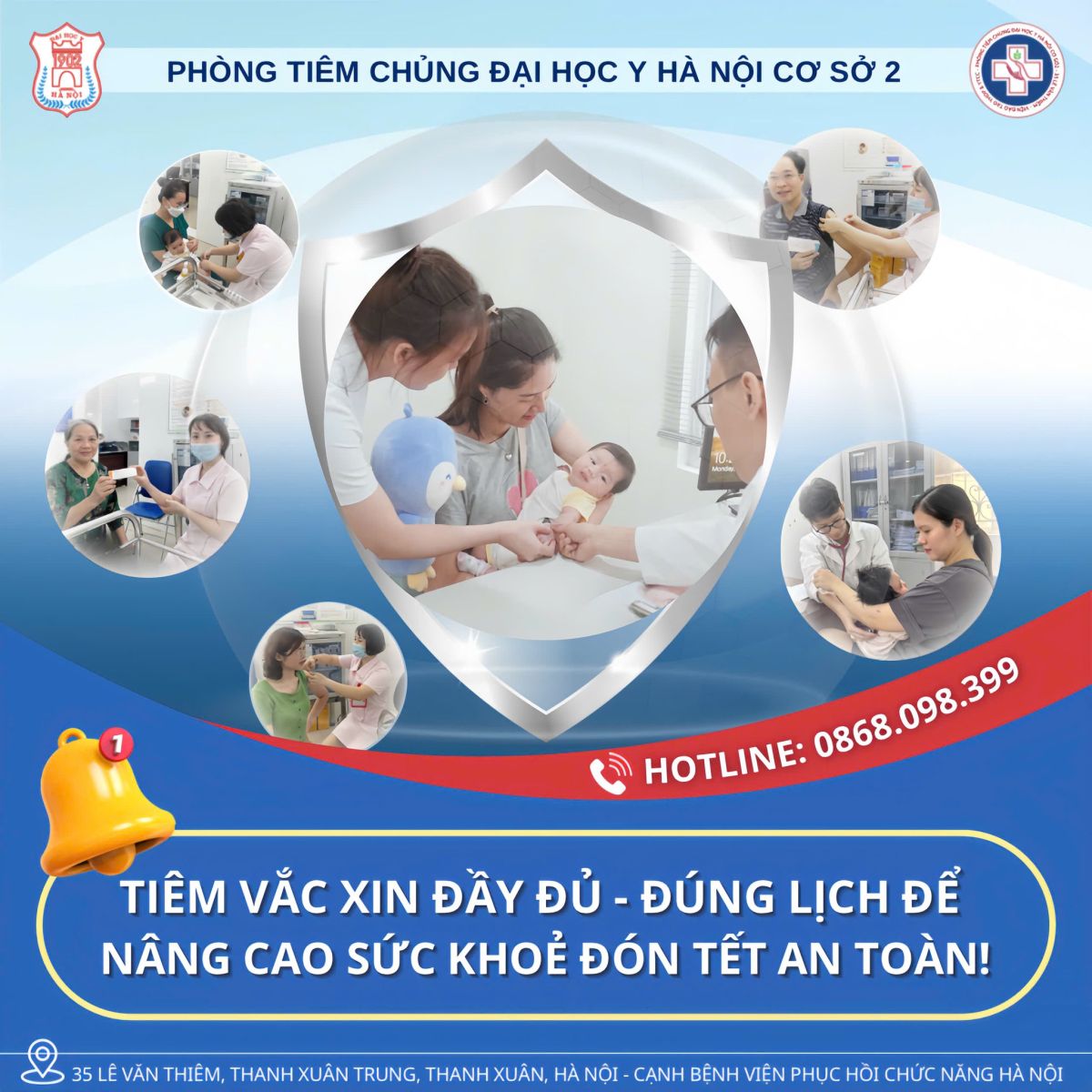 Tiêm chủng – Bảo vệ sức khỏe đón Tết an lành