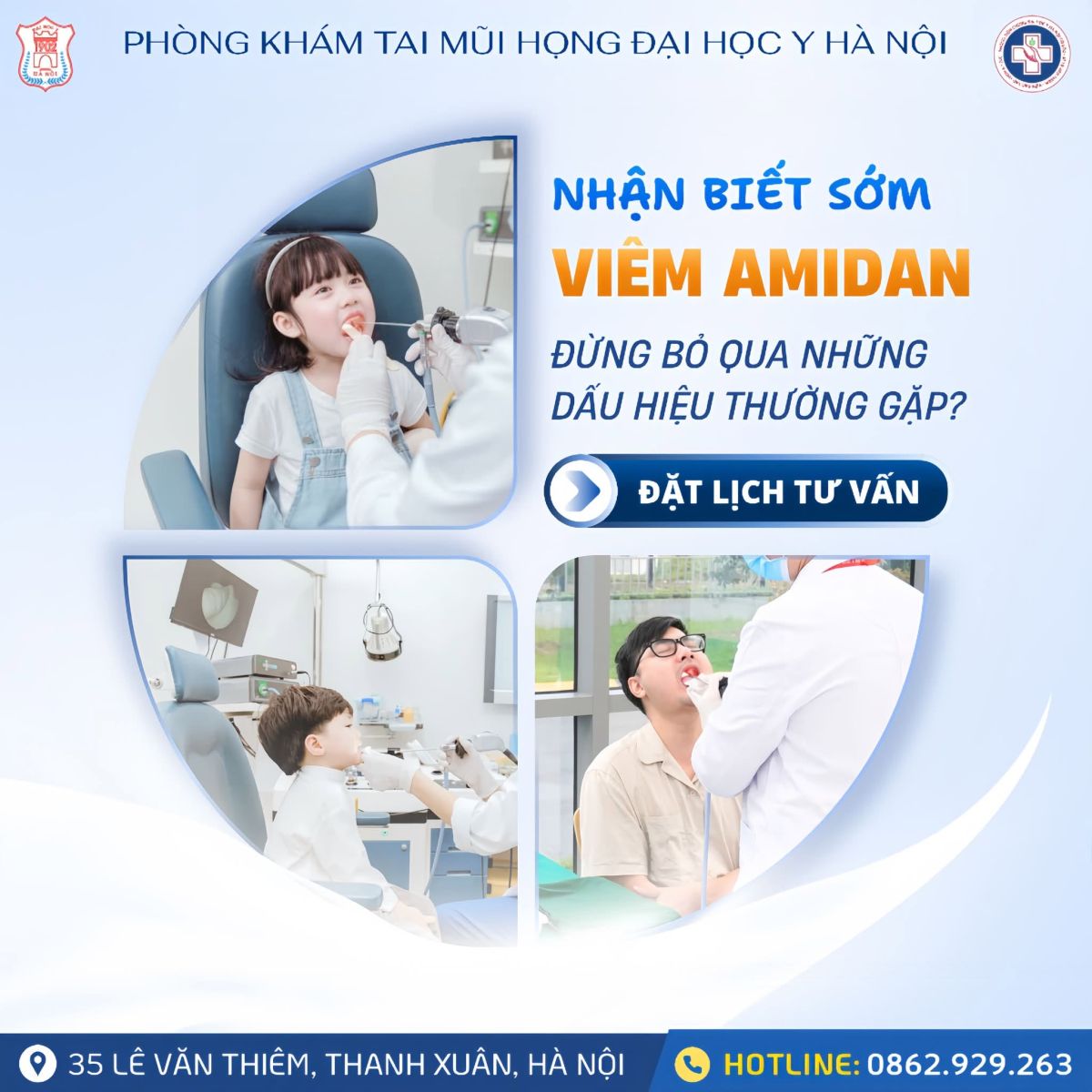 NHẬN BIẾT SỚM VIÊM AMIDAN – ĐỪNG BỎ QUA NHỮNG DẤU HIỆU THƯỜNG GẶP!