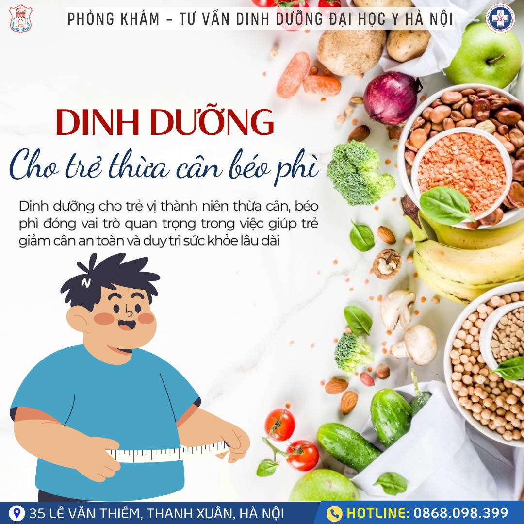DINH DƯỠNG ĐÚNG, GIẢM CÂN AN TOÀN, KHỎE MẠNH LÂU DÀI CHO TRẺ