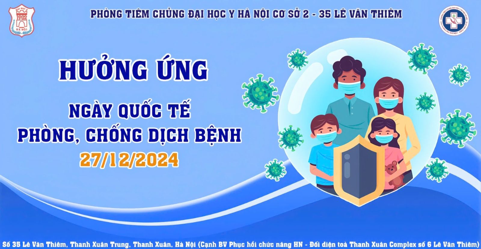 Hưởng ứng ngày Quốc tế phòng, chống dịch bệnh