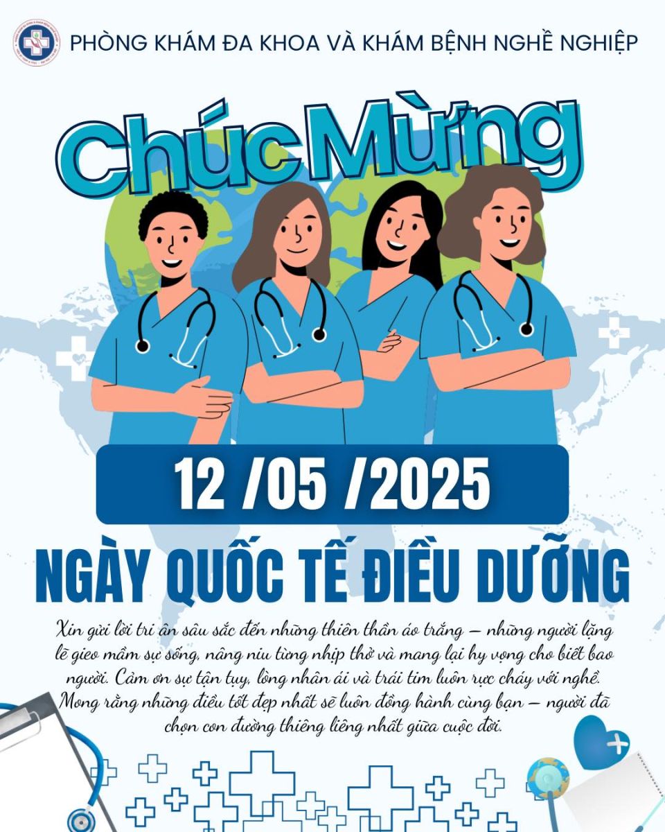 CHÚC MỪNG NGÀY QUỐC TẾ ĐIỀU DƯỠNG 12/5