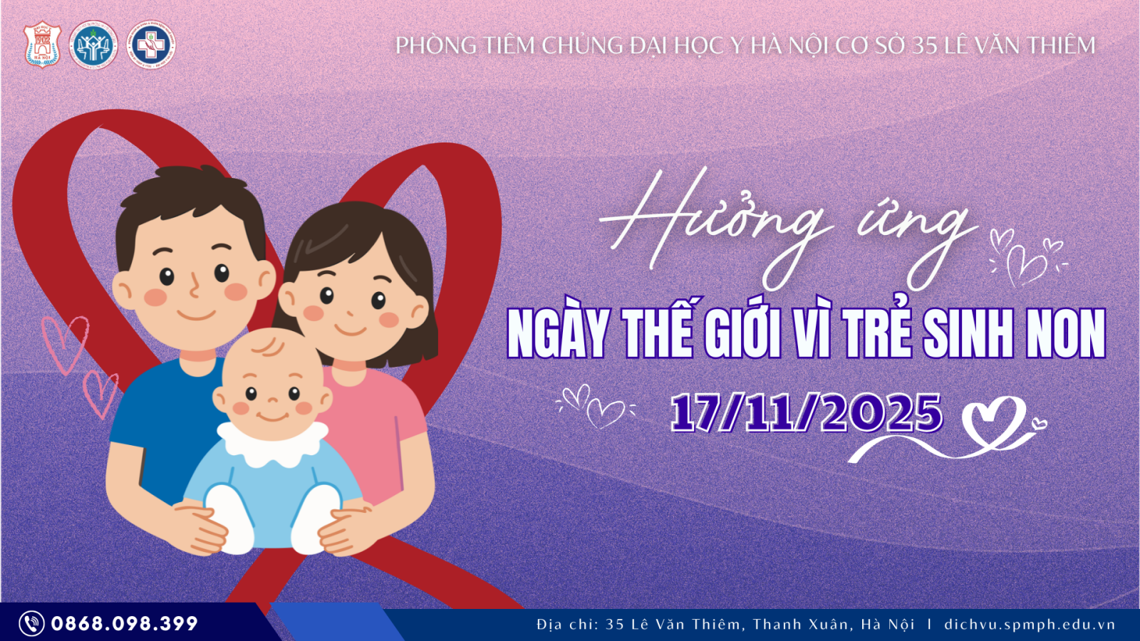 Hưởng Ứng Ngày Thế Giới Vì Trẻ Sinh Non – 17/11/2025