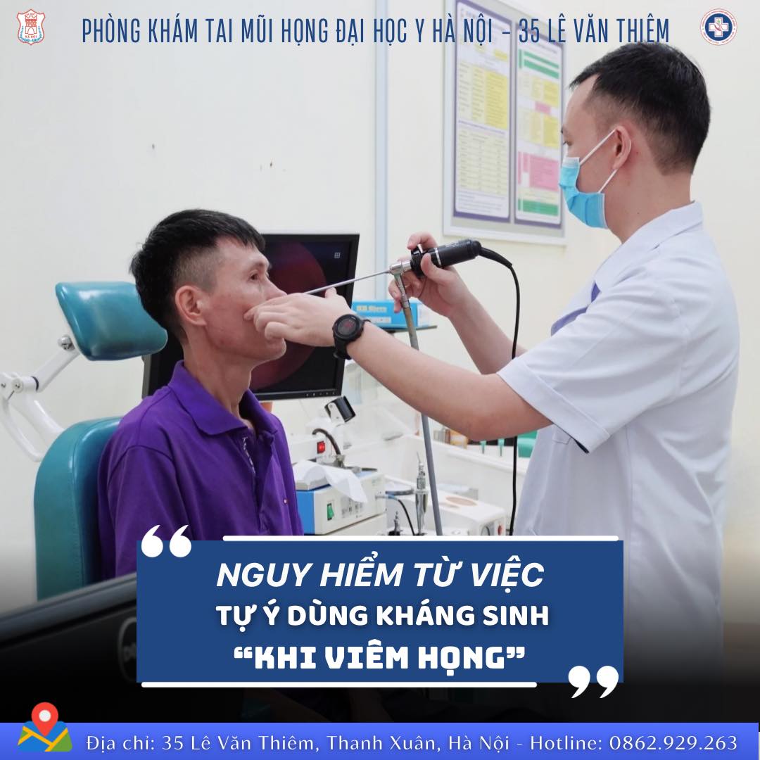 NGUY HIỂM TỪ VIỆC TỰ Ý DÙNG KHÁNG SINH KHI VIÊM HỌNG NGUY HIỂM TỪ VIỆC TỰ Ý DÙNG KHÁNG SINH KHI VIÊM HỌNG