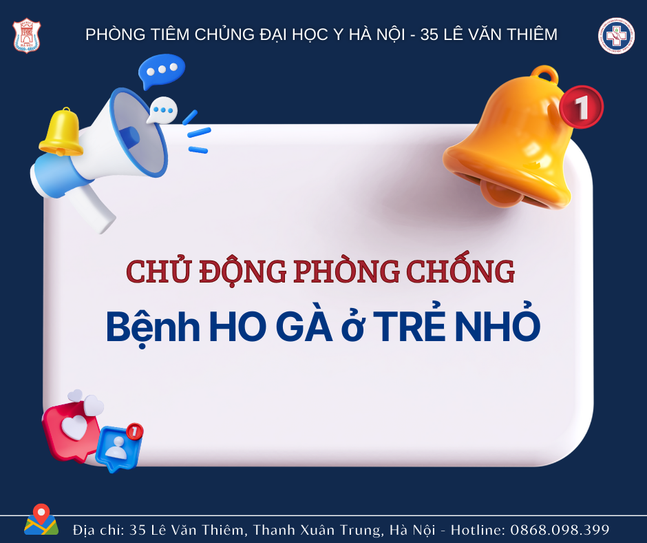 Chủ động phòng chống bệnh HO GÀ ở trẻ nhỏ