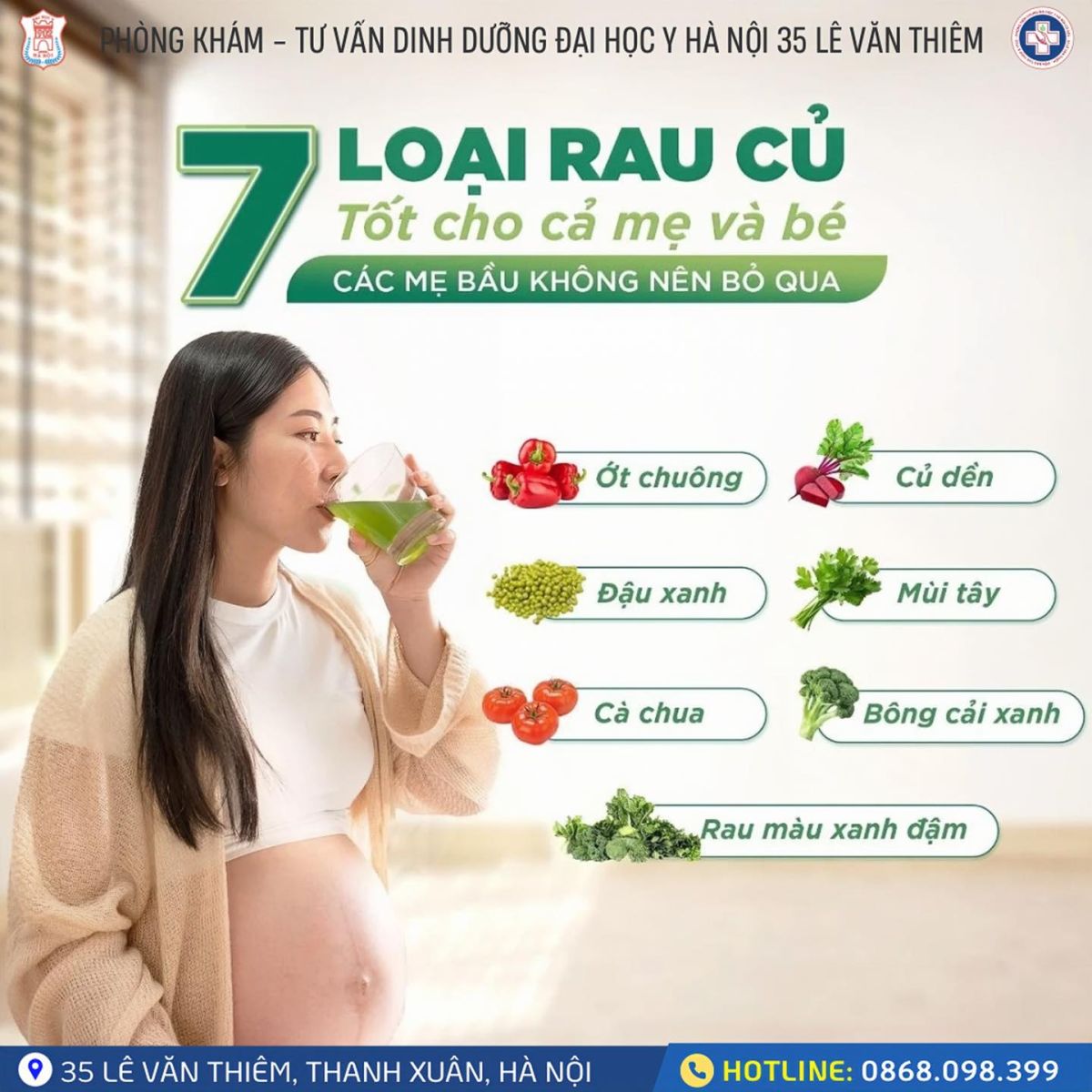 7 LOẠI RAU CỦ TỐT CHO CẢ MẸ & BÉ – CÁC MẸ BẦU KHÔNG NÊN BỎ QUA