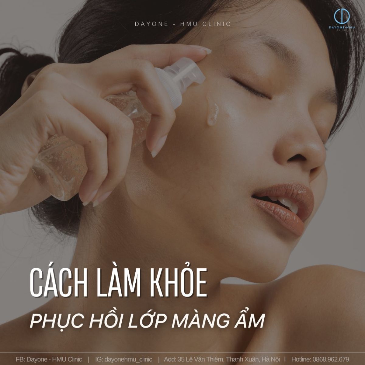 CÁCH LÀM KHOẺ & PHỤC HỒI LỚP MÀNG ẨM CHO DA BẠN