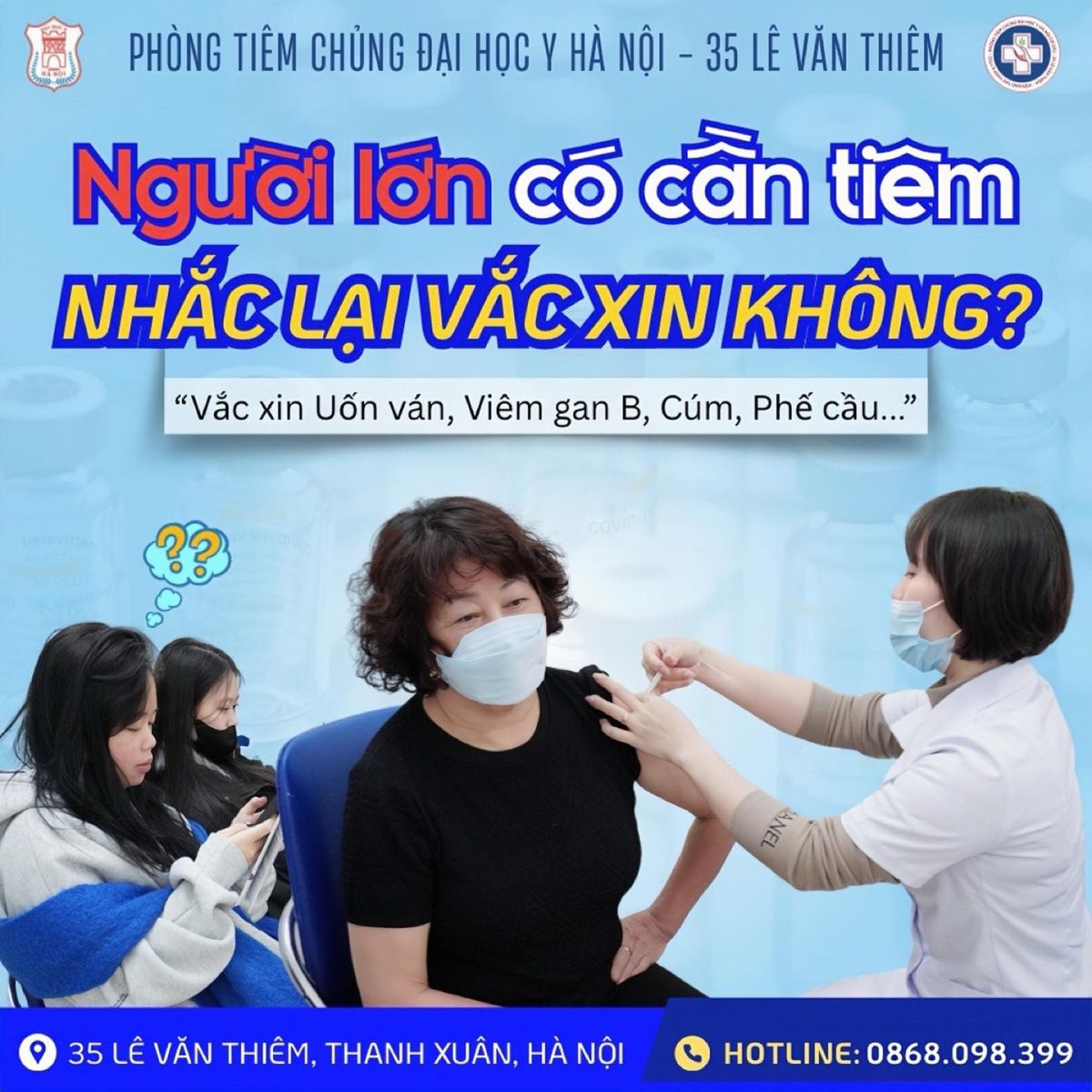 Người lớn có cần tiêm nhắc lại vắc xin không?