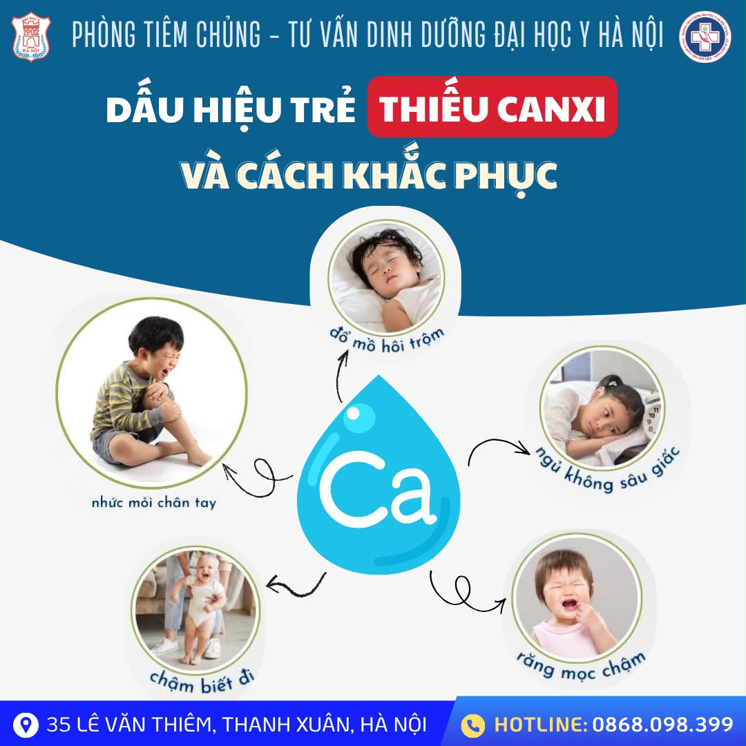 DẤU HIỆU TRẺ THIẾU CANXI - BA MẸ ĐỪNG BỎ QUA!