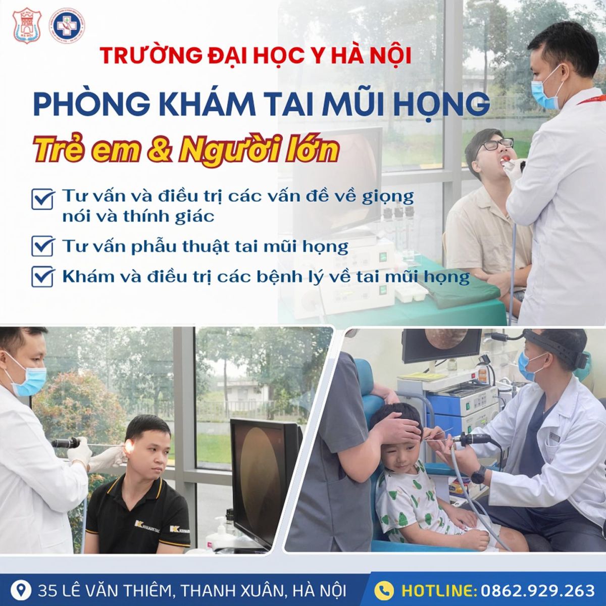 Khám Tai Mũi Họng Ở Đâu Hà Nội Uy Tín, Chất Lượng?