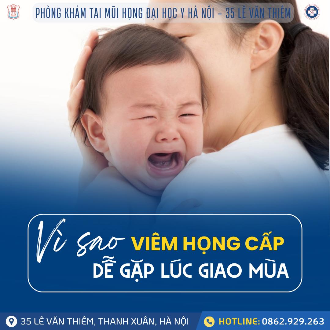 VÌ SAO VIÊM HỌNG CẤP DỄ GẶP LÚC GIAO MÙA?
